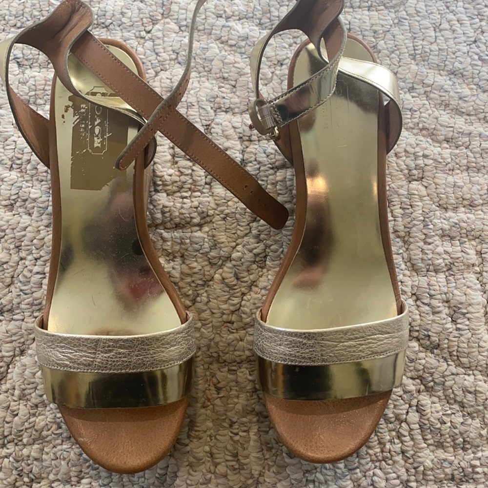 Coach wedge sandals